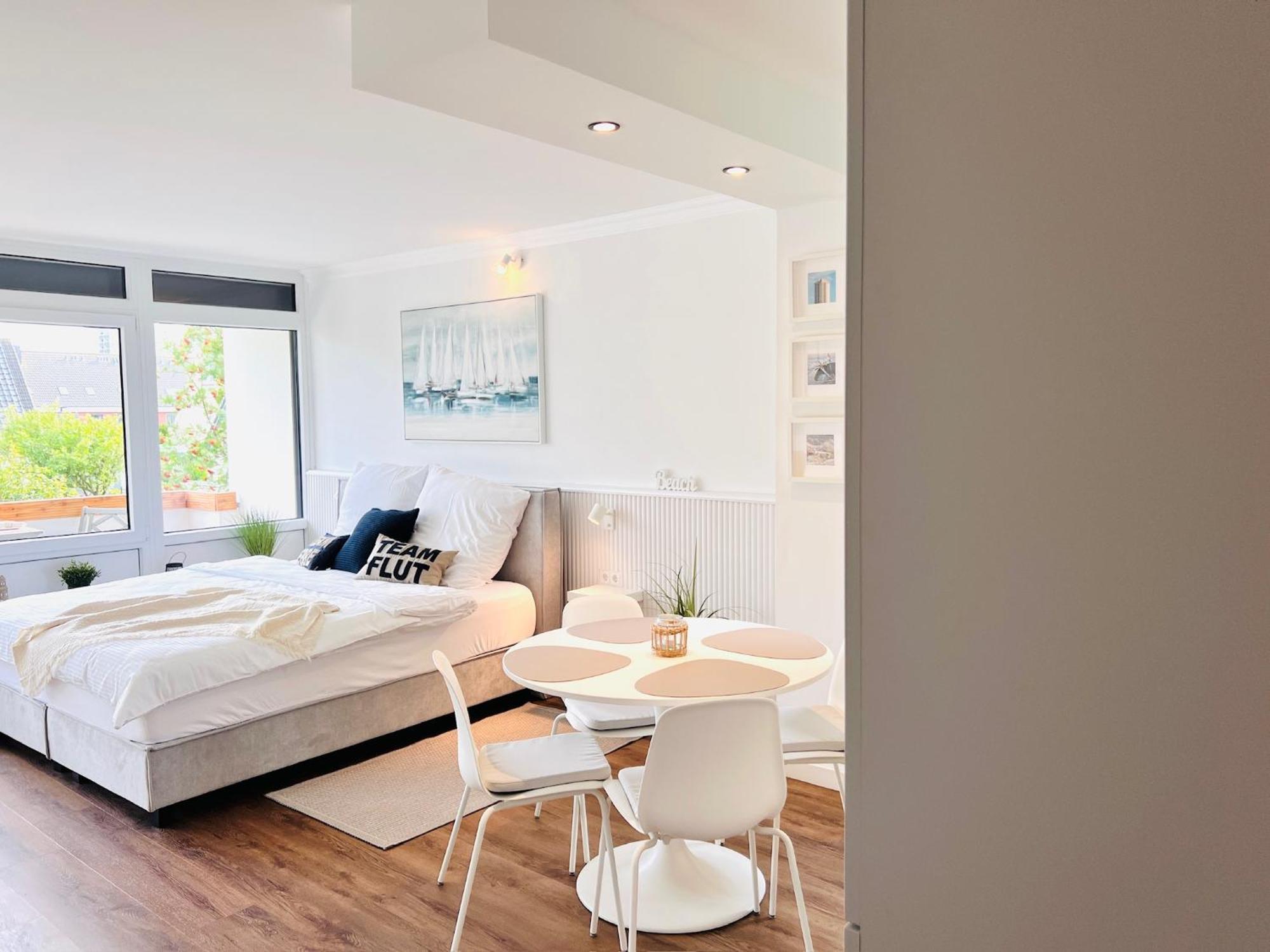 Neu - Frisch Renoviertes Ferienapartment "Waterkant" Busum Ngoại thất bức ảnh